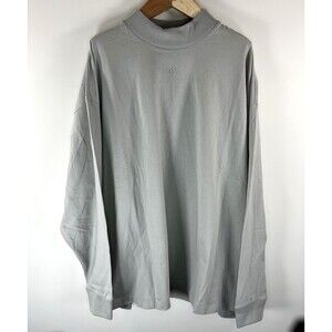 New Adidas One Basketball Long Sleeve Grey Oversized T-shirt Mens XL Performance